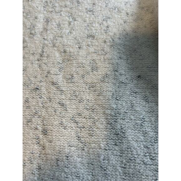 Anne Klein Sweater Women's Small Crewneck White with Metallic Silver - Picture 4 of 10